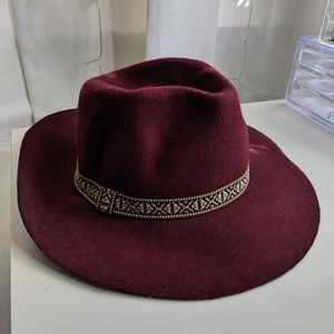 Maroon Fedora
